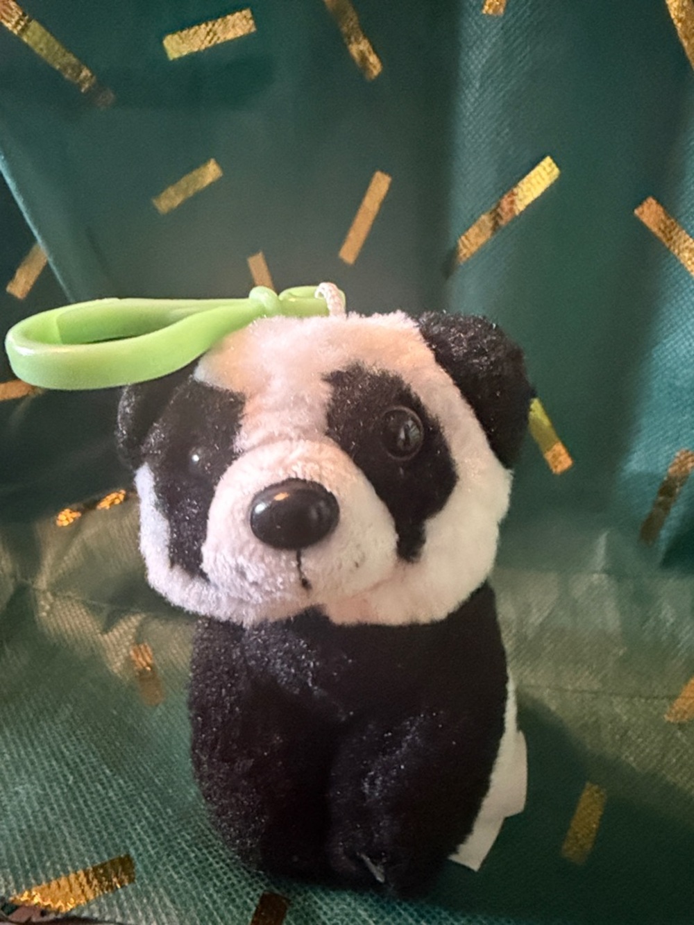 Black & White Panda Plush Keychain - fluff n stuff